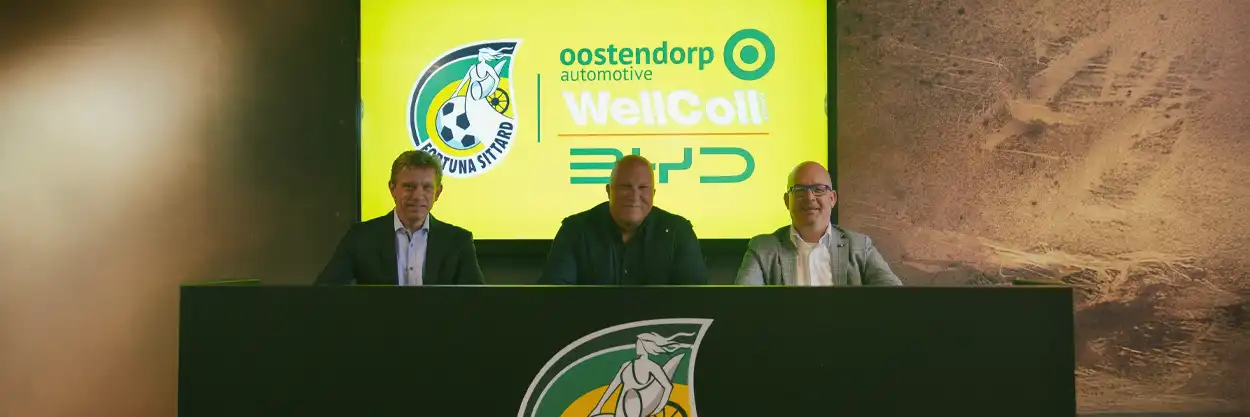 WellColl Lease en Oostendorp nieuwe mobiliteitspartners van Fortuna Sittard